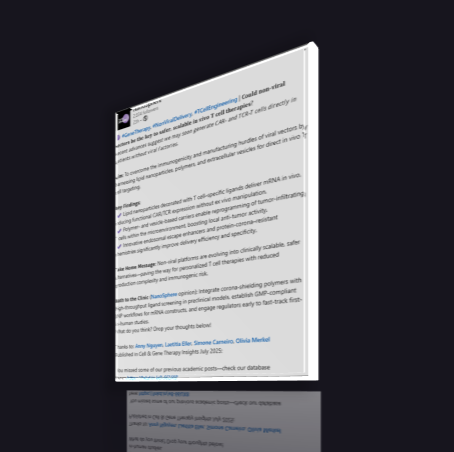 Daily Academic Digests NanoSphere daily academic digest featuring global research papers with expert commentary on clinical translation in nanomedicine